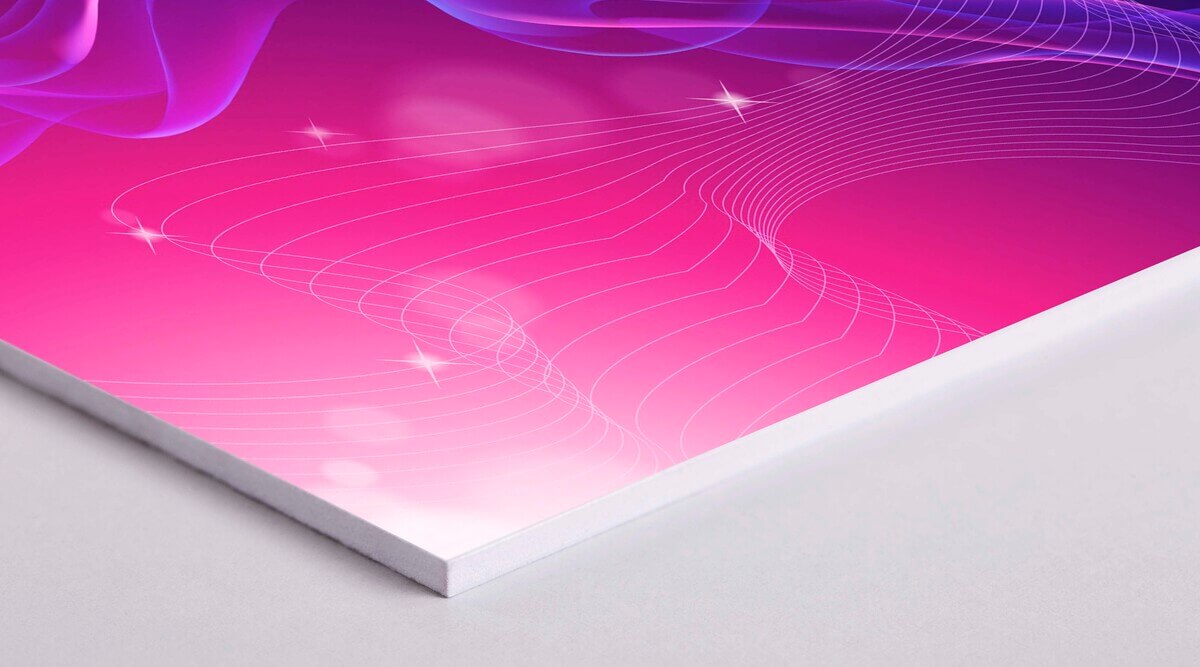 Printed Foamex Rigid Foam PVC Boards in 3mm Thickness